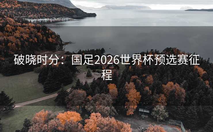破晓时分：国足2026世界杯预选赛征程